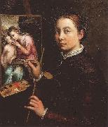 Sofonisba Anguissola Self Portrait oil painting artist